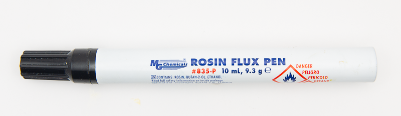 Photo of a rosin flux pen.